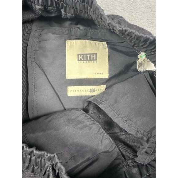 Kith Pinnacle 400 French Terry Black Sweatpants Mens Size Large Cotton - Picture 2 of 5